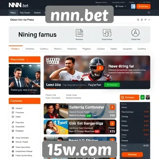 Interface do usuário do nnn.bet é intuitiva